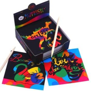 Art Experience Kit: Magic Scratch Art (130pcs)
